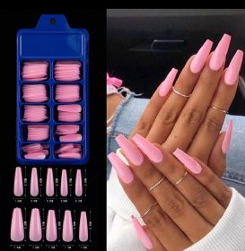 ציפורנים להדבקה מגיעות בצע ורוד אטום